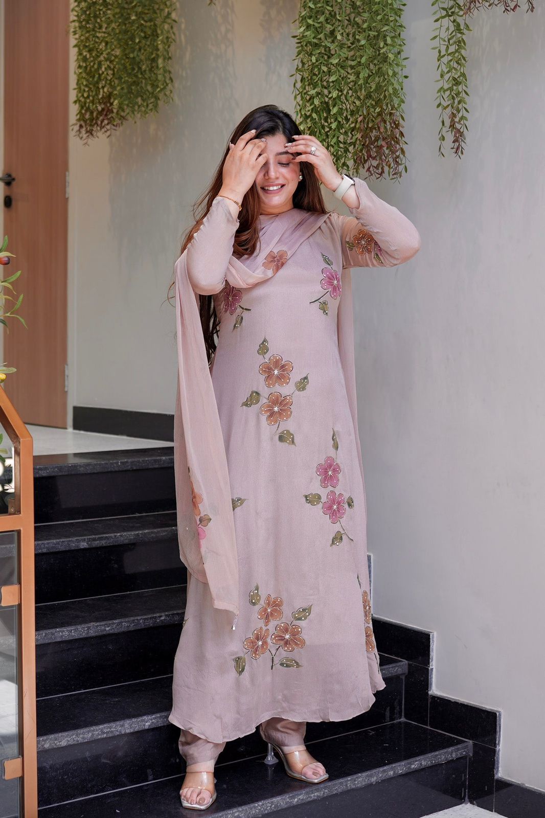 Maverick Fusion 3 Piece A-line Kurti Set